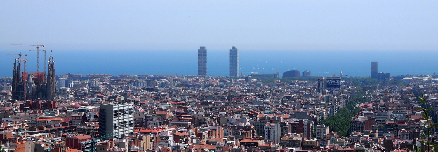 Barcelona Ausblick Tibitabo