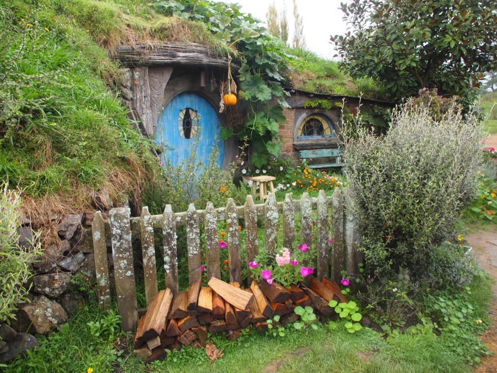Filmset Hobbit Garten